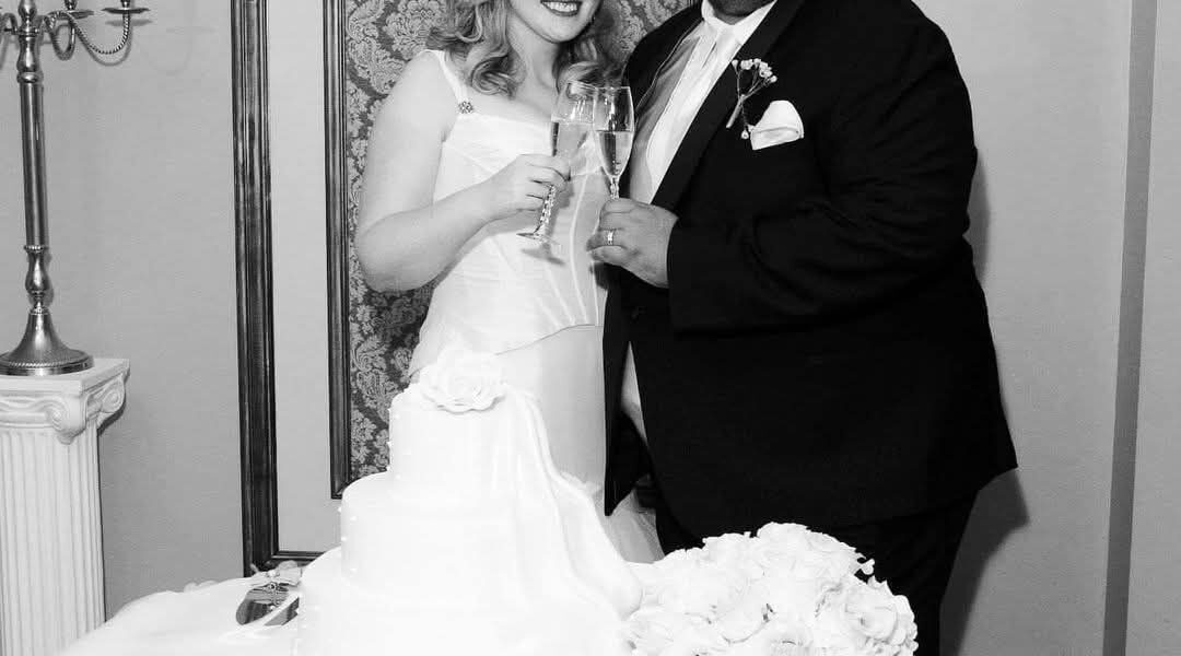 Jonathan and Kristy Alonso on their wedding day