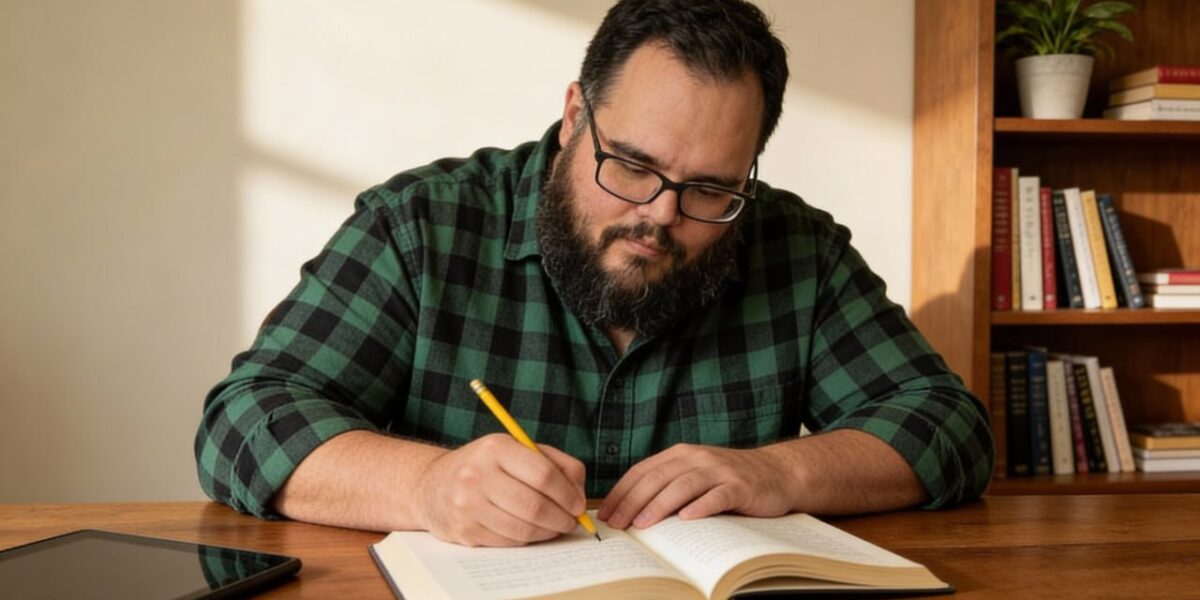 Bible and journal open on desk — faith and entrepreneurship