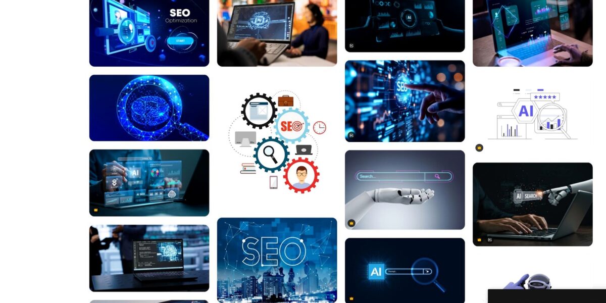 AI SEO and GEO themed image sourced from Freepik/Magnific results